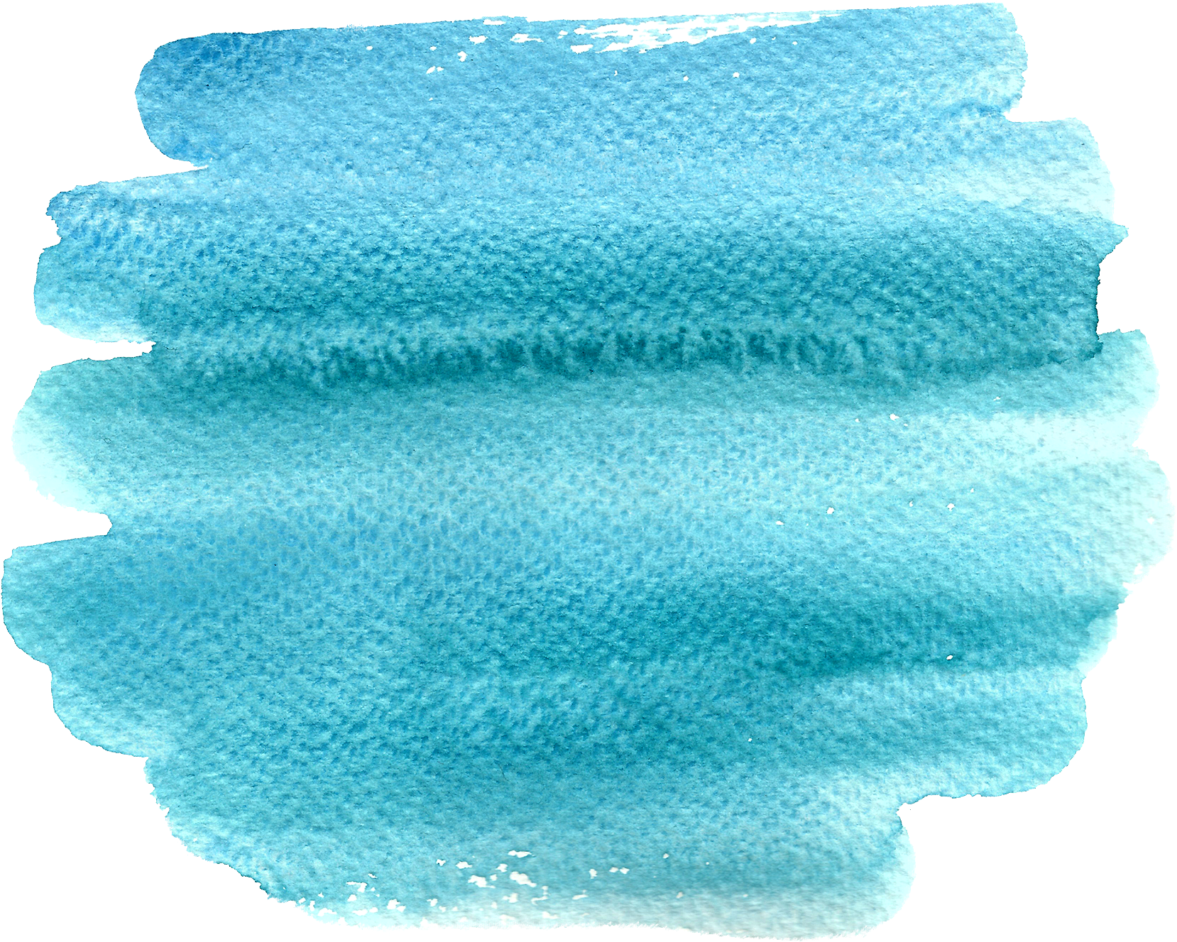 Blue Watercolor Painting Brush - Watercolor Brush Stroke Png (1676x1337), Png Download