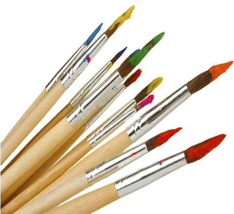 Paint Brushes - Paintbrush (606x502), Png Download