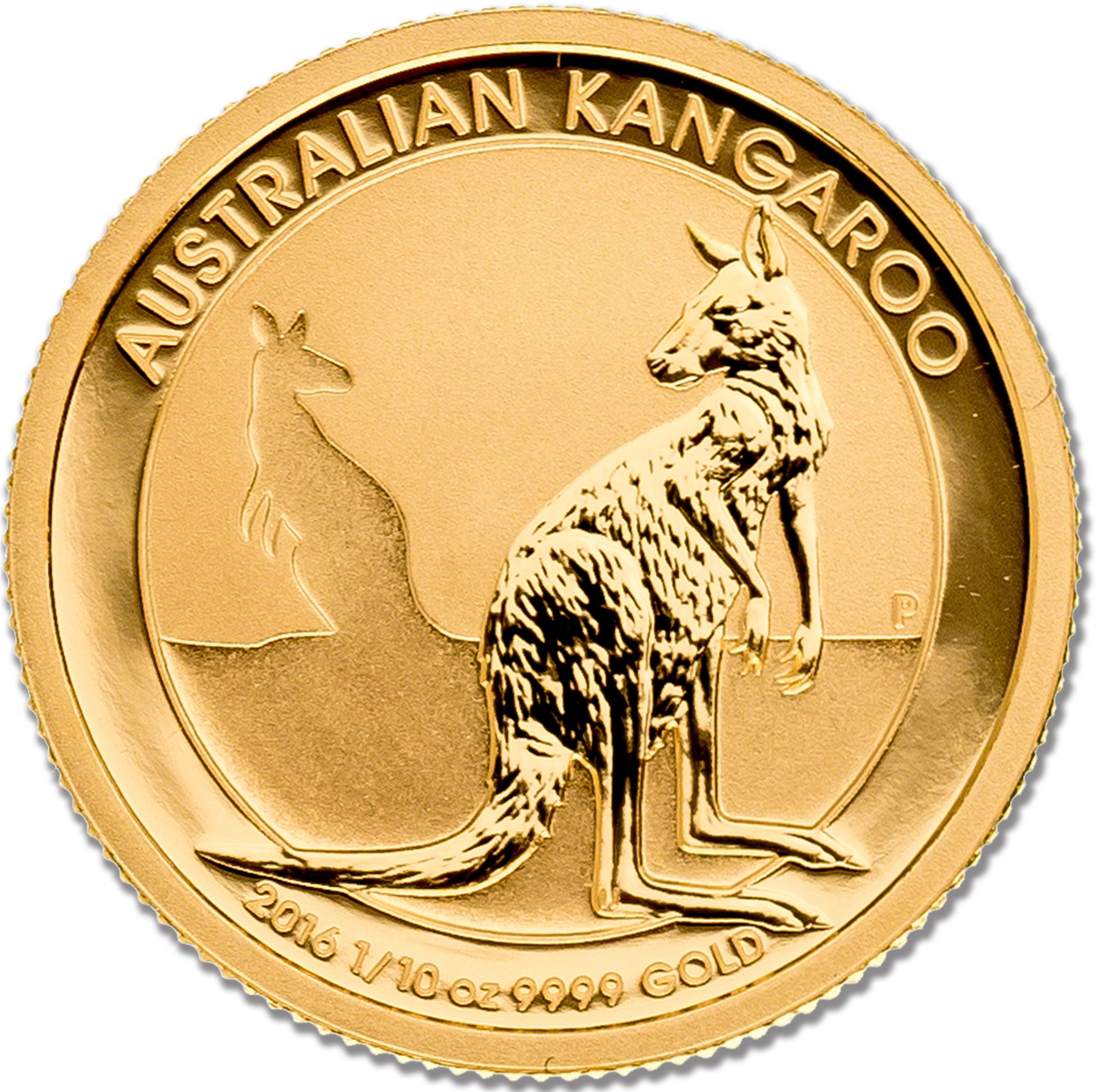 1 Oz Gold Nugget Value - Kangaroo Gold Coin Png (2400x2400), Png Download
