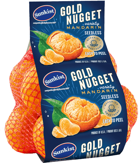 00 For Sunkist® Gold Nugget Mandarins - Tree Gold Nugget Mandarin 中文 (500x573), Png Download