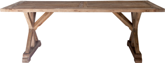 Ruskin Oak Table - Oak (600x600), Png Download