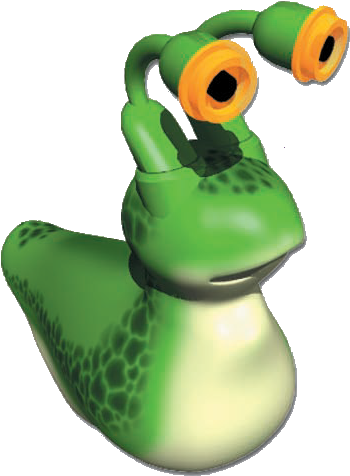 Slimy Slug - Lego Rock Raiders Monsters (356x481), Png Download