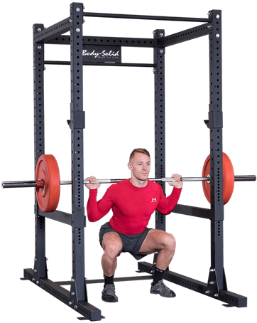 Body-solid Commercial Power Rack - Body Solid Spr1000 (480x480), Png Download