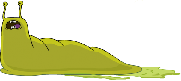 Why Slugs - Adventure Time Snorlock (604x270), Png Download