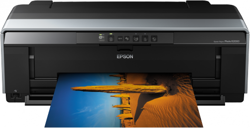 Epson Stylus Photo R2000 - Epson 2000 (510x263), Png Download