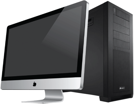 Desktop Or All In One - Desktop Computer (530x370), Png Download