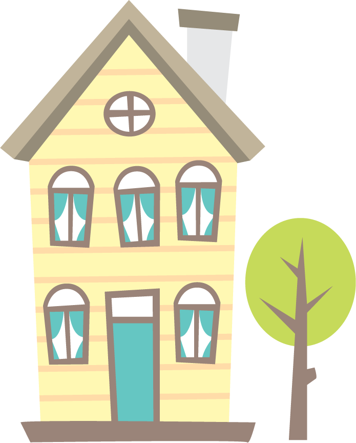 Home Clipart Png Image - Cute House Clipart Hd (695x864), Png Download