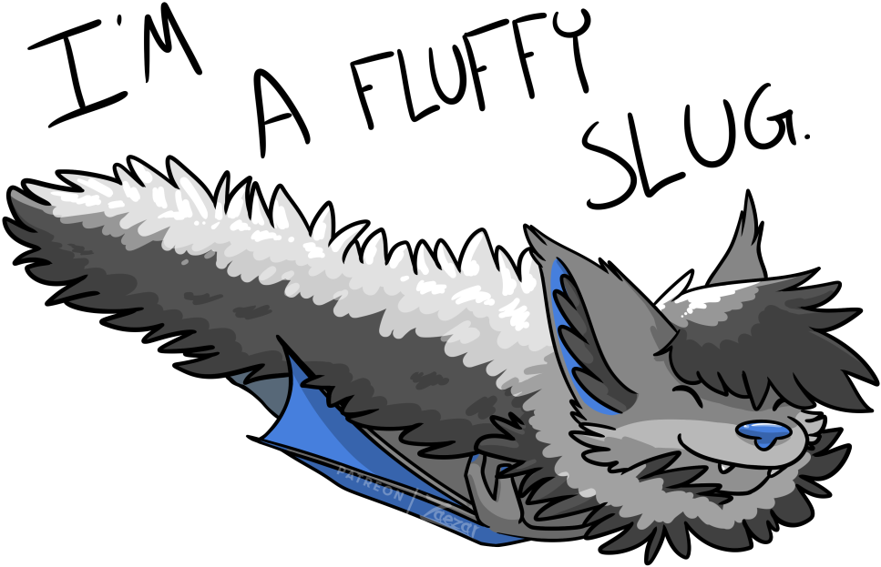 [patreon] Fluffy Slug - Maine Coon (1000x674), Png Download
