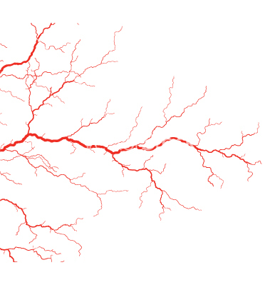 Blood Sexy Red Vessel Streak Steack Blue Tree Horror - Picsart Photo Studio (379x399), Png Download