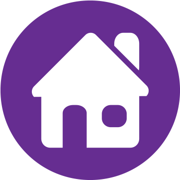 General Home Repairs - Home Purple Icon Png (368x368), Png Download