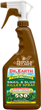 100% Pure & Natural Hand Crafted Blend - Dr Earth 022017 Snail And Slug Killer Spray Rtu - 24 (315x400), Png Download