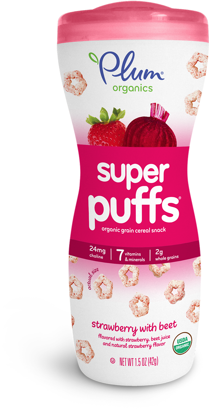 Plum Organics Super Puffs (1200x1505), Png Download
