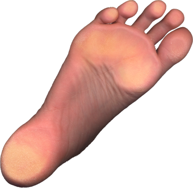 Foot - “ - Step On A Lego Pain (398x387), Png Download