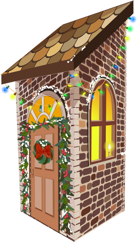 House - Christmas Day (464x800), Png Download
