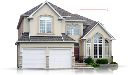 The Very Best In Automotive, Commercial, & Residential - House Render Transparent Background (467x277), Png Download