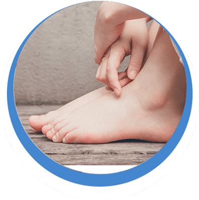 Foot With Sand - Girls Feet (400x412), Png Download