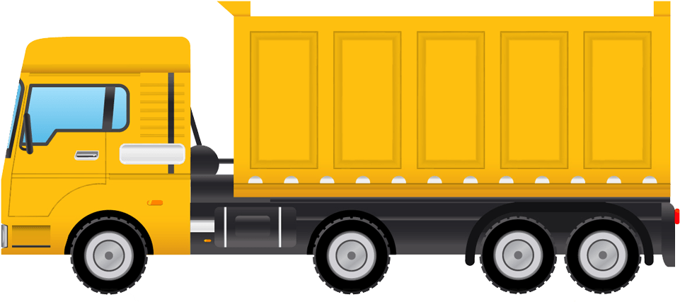 Mitsubishi Fuso Dump Truck Png Clipart - Truck Free Vector Png (1024x1024), Png Download
