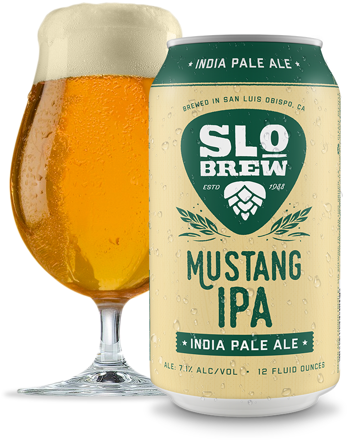 Slo Brew Mustang Ipa (742x910), Png Download