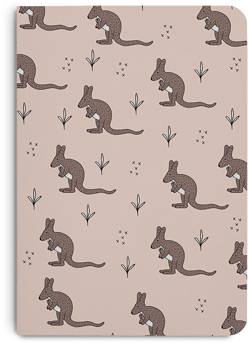Dailyobjects Kangaroo Beige A5 Notebook Plain Buy Online - Chipmunk (600x680), Png Download