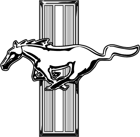 Ford Mustang Logo Png - Mustang Gt Logo Png (467x456), Png Download