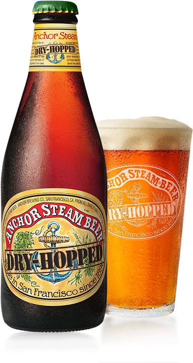 Anchor Dry-hopped Steam Beer Bottleshot - Dry Hopped Steam Beer (424x760), Png Download