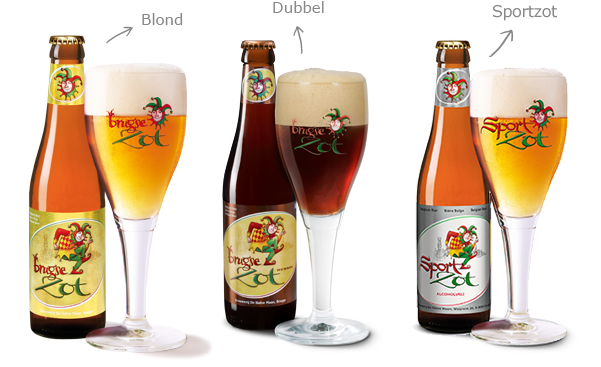 Brewery De Halve Maan Also Brews The Brugse Bok A Seasonal - Brouwerij De Halve Maan Brugse Zot Dubbel Beer (600x377), Png Download
