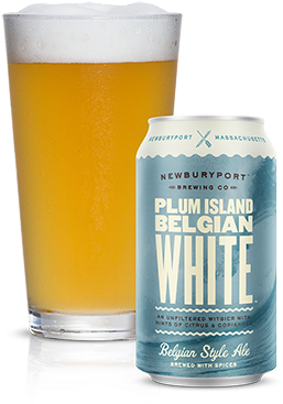 Plum Island Belgian White - Belgian White Beer Can (300x402), Png Download