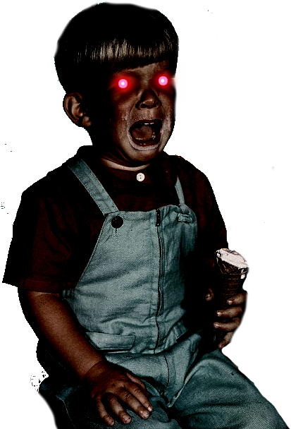 Nega Little Kid By Obsidian Imperator-d8xyfzn - Sitting (425x611), Png Download