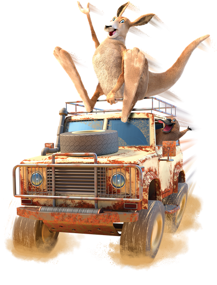 Outback Rock Logo Kangaroo - Outback Rock Vbs 2015: Clip Art & Resources Cd (500x616), Png Download