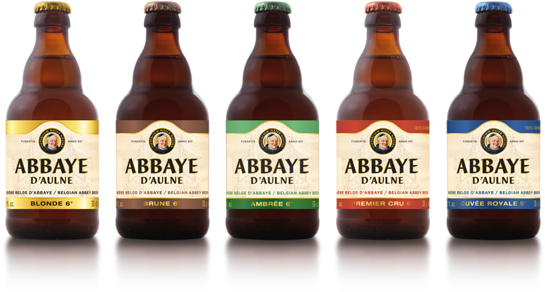 Abbaye D Aulne Cerveza (800x429), Png Download