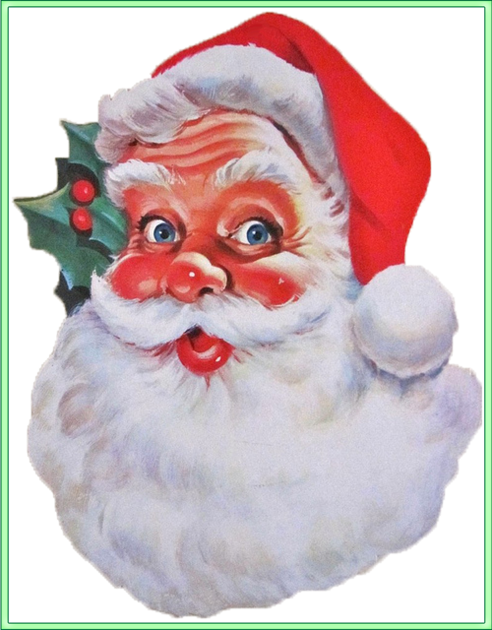 Click Here To Download Santa Claus Face 1000 X 1280 - Grayscale Holidays Time To Color Santa Claus Adult (1000x1280), Png Download
