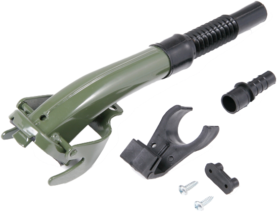 Nato Gas Can Nozzle - Wavian Flexible Pouring Spout Non Spill - Black Jc00fsb (548x549), Png Download