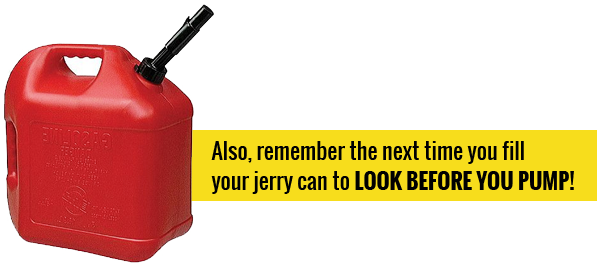 Look Before You Pump - Pump (599x264), Png Download