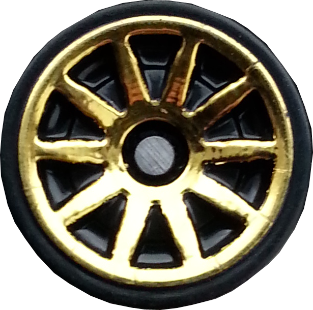 Gold 10sp - Hot Wheels 10sp (615x610), Png Download