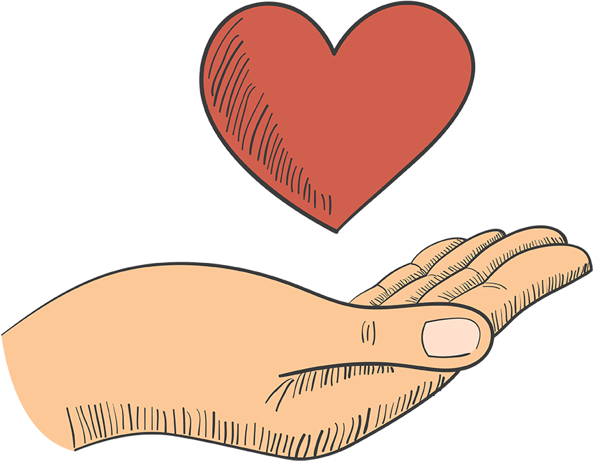 Donate - Blood Drop In Hand (992x992), Png Download