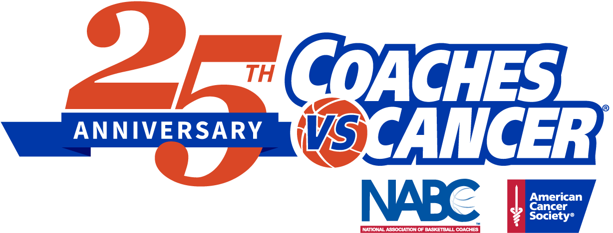 Coaches Vs Cancer 25th Anniversary Logo Horizontal - Coaches Vs Cancer 2018 (1228x468), Png Download
