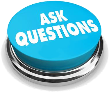 To Your Digital - Ask Questions Button (379x329), Png Download