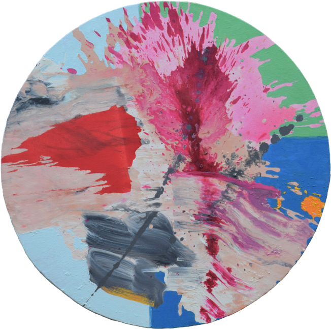 Semaphore Amy Olds Painting Acrylic, Oil On Canvas - Painting (750x673), Png Download