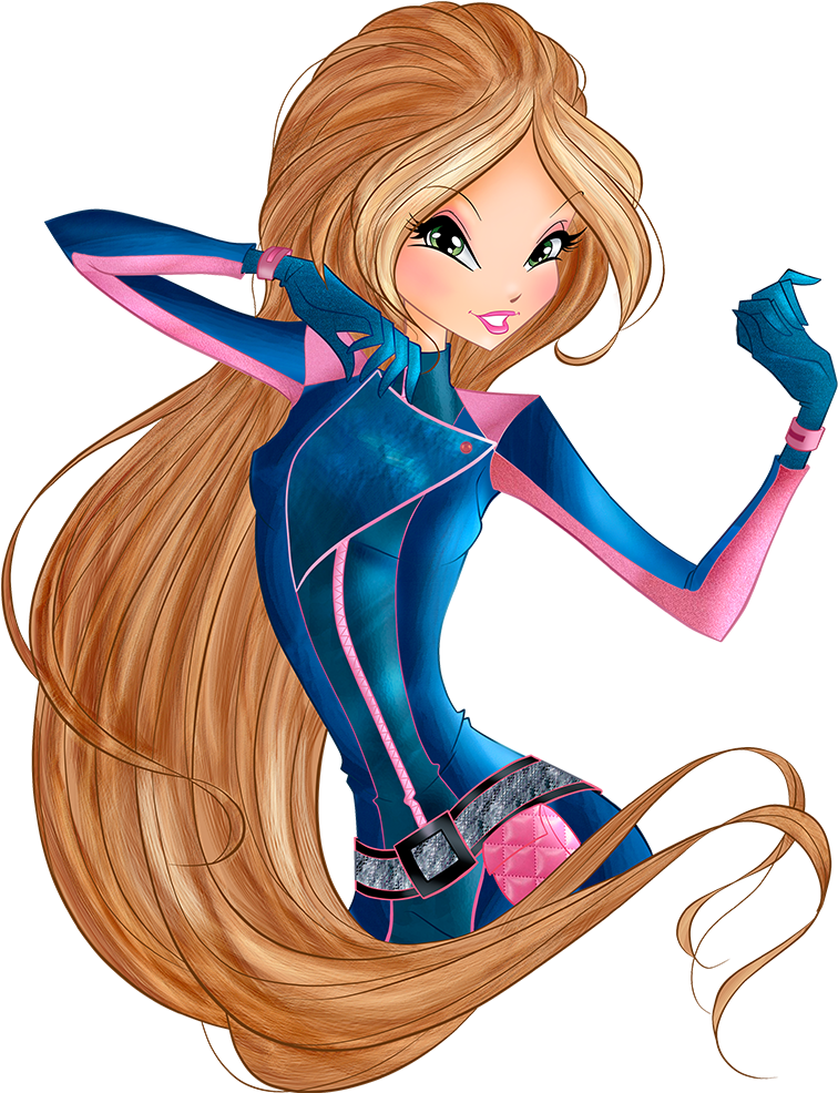 World Of Winx Flora In Spy Outfit Png Picture - World Of Winx Flora Spy (1000x1000), Png Download