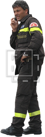 Fireman - Cutout Fireman (450x450), Png Download