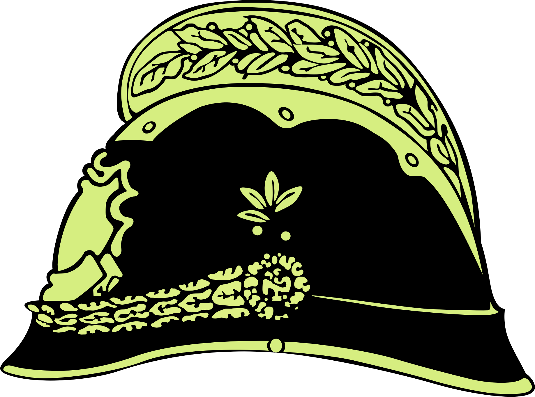 This Free Icons Png Design Of Old Fireman Helmet (1837x1365), Png Download