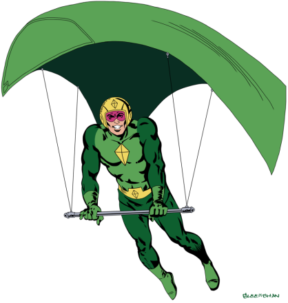 Eat Your Sandwich Like An Mlg Gangster - Kite Man (418x440), Png Download