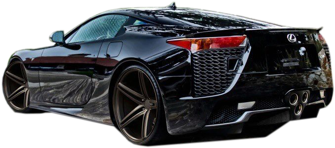 Share This Image - Lexus Black Sports Cars (791x485), Png Download