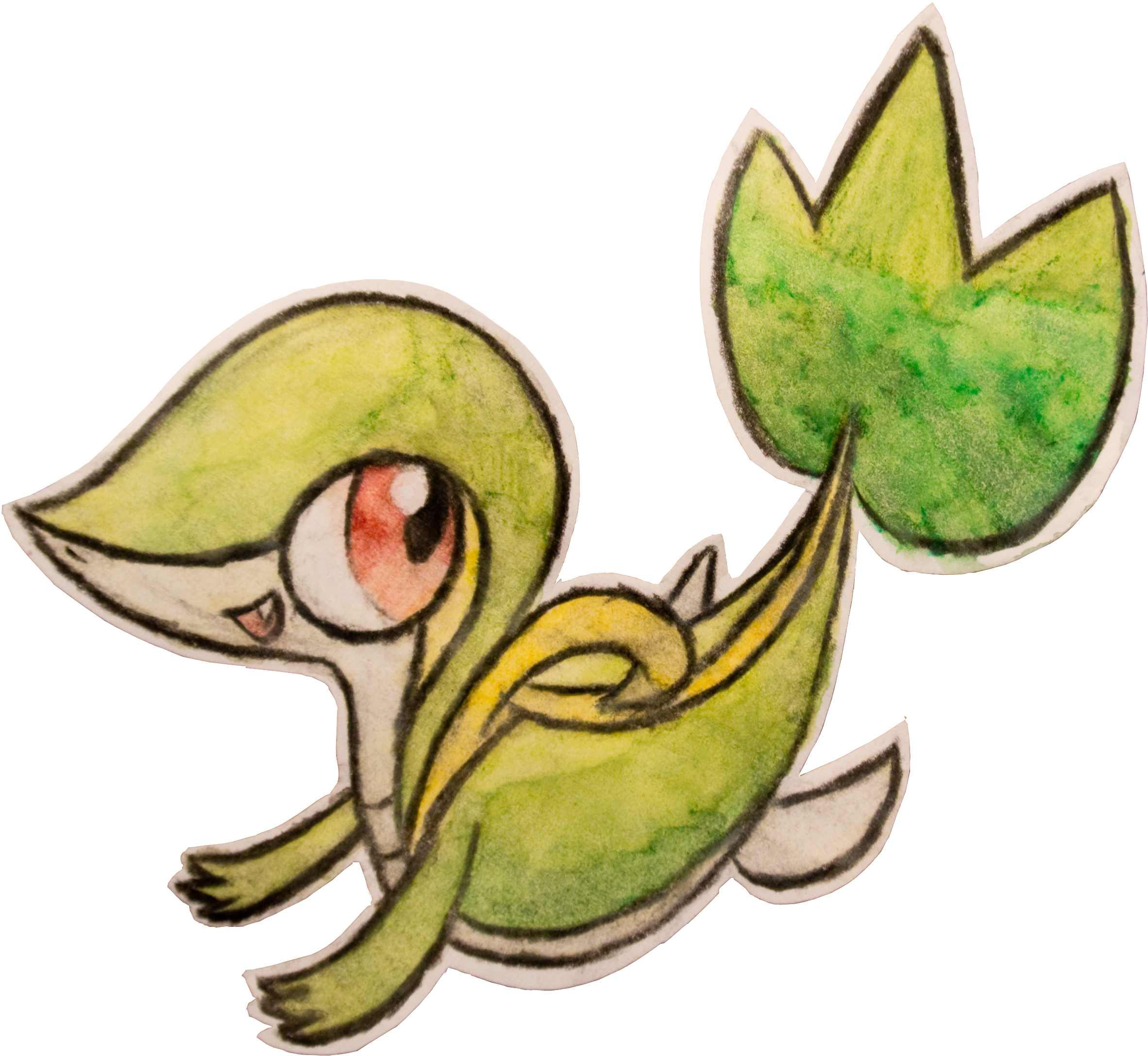 Snivy Cute - Snivy (2741x2363), Png Download