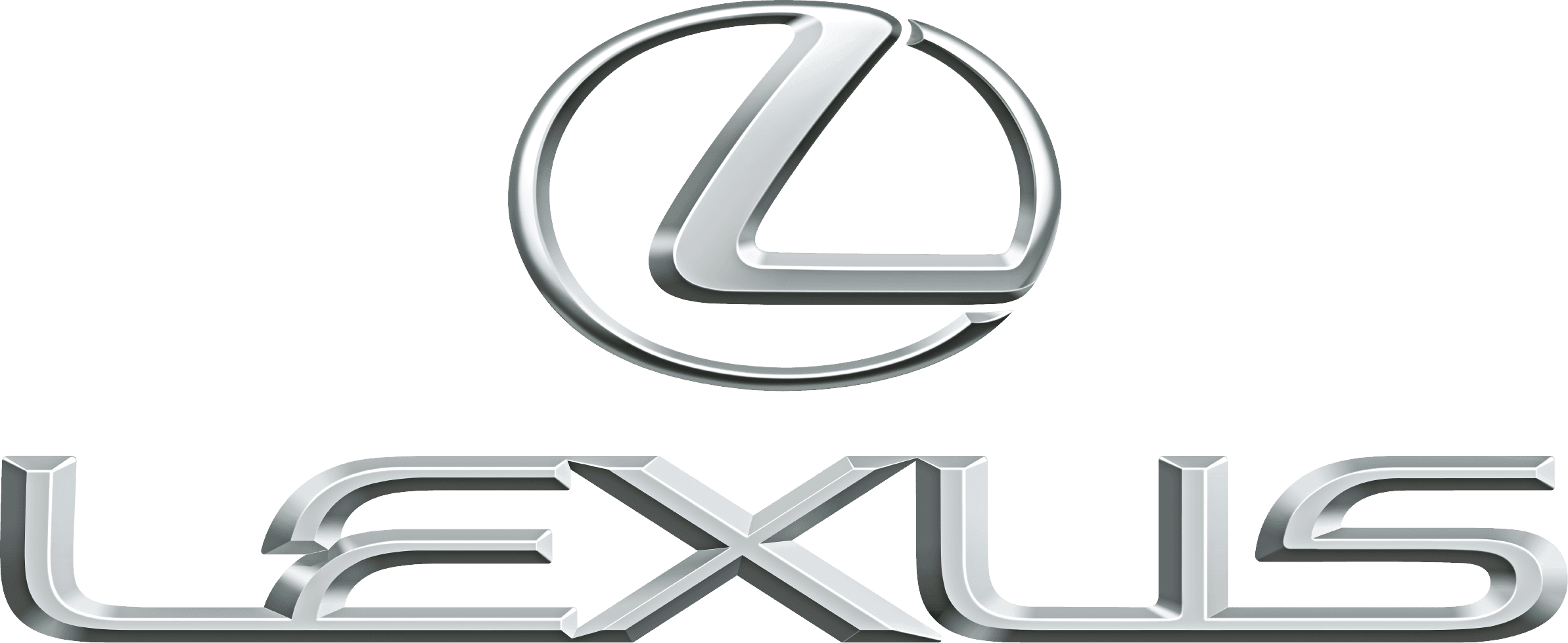 Lexus - Lexus Logo Png (2386x979), Png Download