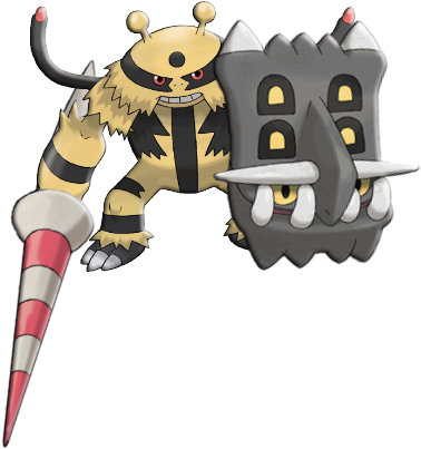 Pokemon - Pokemon Electivire Shiny (393x426), Png Download