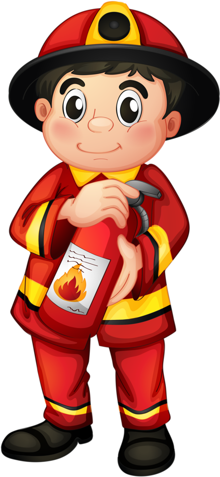 Fireman Clipart Png - Firefighter Clip Art Png (541x1024), Png Download
