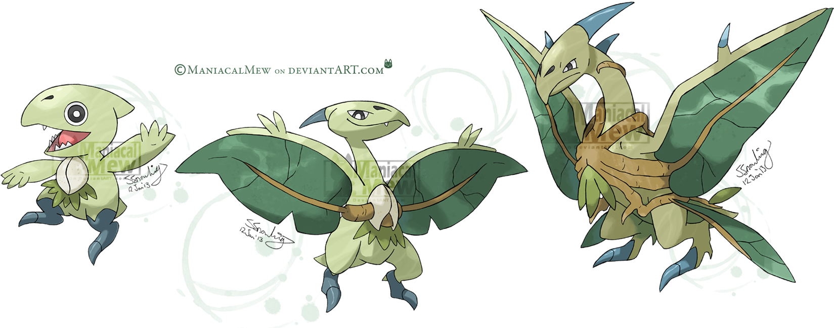 Fan Made Pokemon Starters Grass - Pokemon After Sun And Moon (1692x650), Png Download