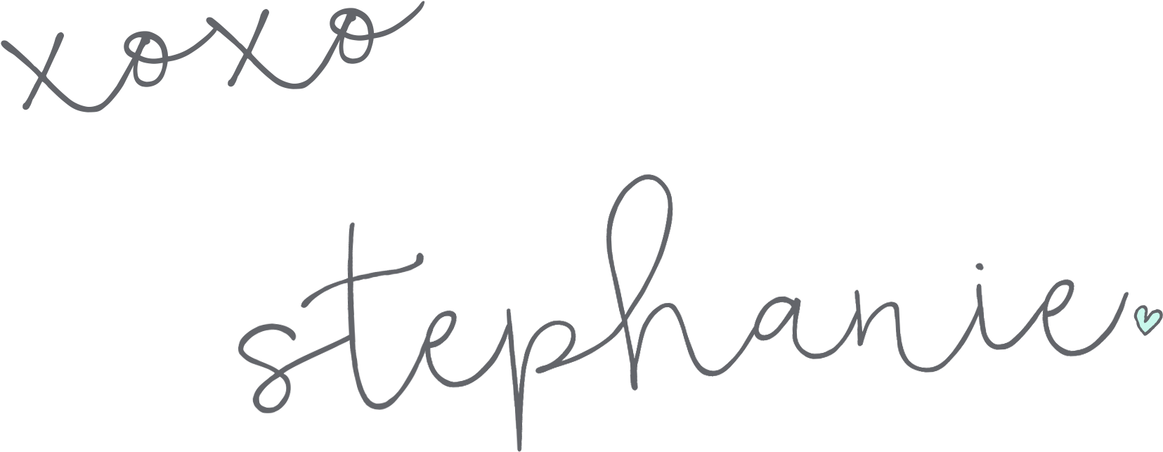 Xoxo Stephanie Signature Gift For Website Or Blog - Stephanie Signature (1865x1010), Png Download