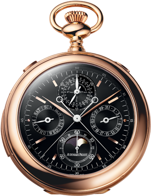 Your Favorite Watches - Audemars Piguet Classique Pocket Watch (400x542), Png Download